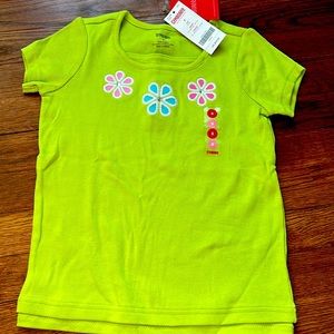 Brand new girls, gymboree size 8 T-shirt with flowers